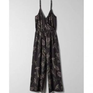 Aritzia Wilfred Floral/botanical print jumpsuit